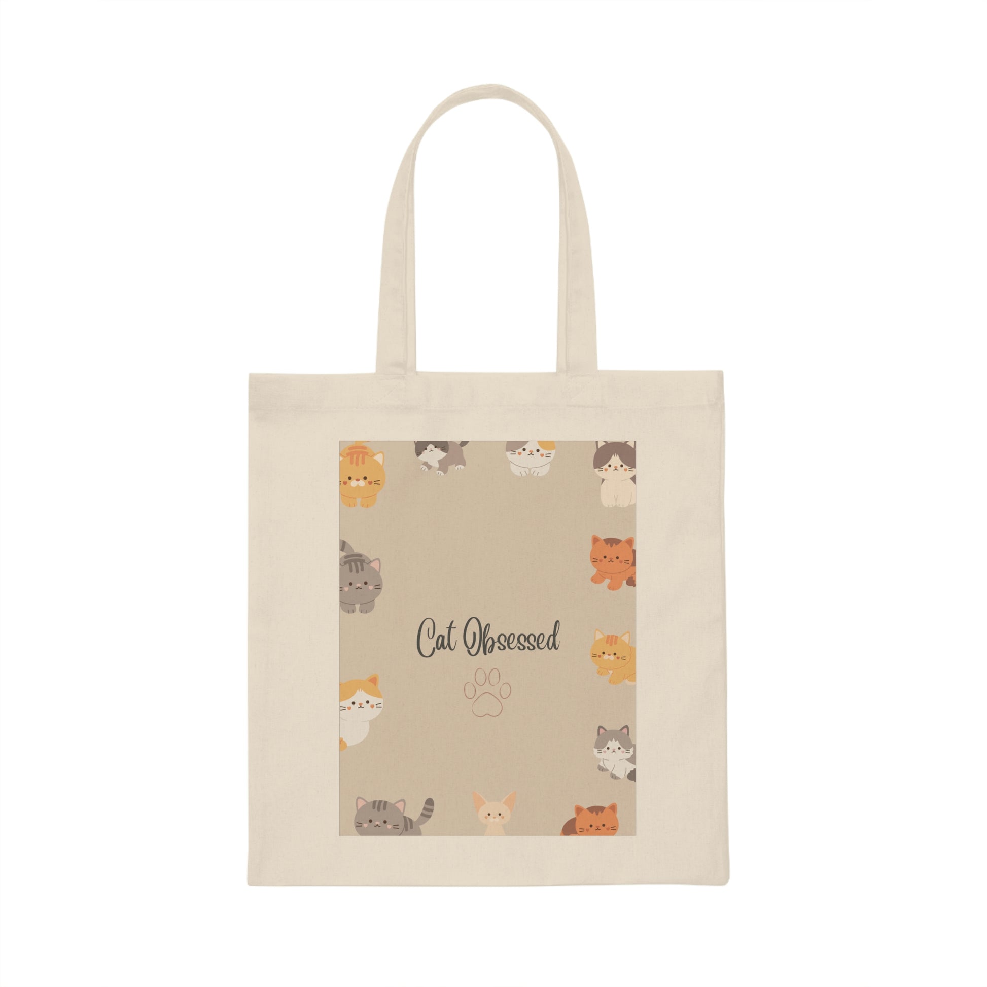 Cat Obsessed Tote Bag image 1