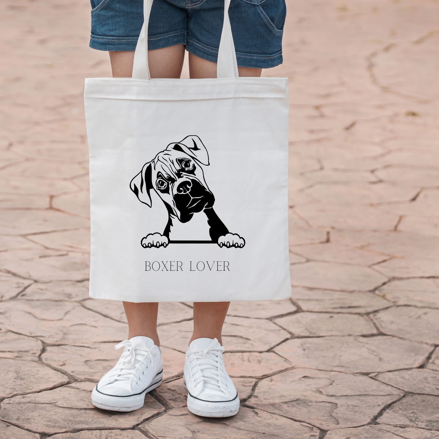 Boxer Lover Tote Bag image 0