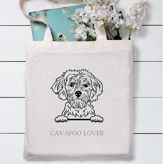 Cavapoo Lover Tote Bag image 2