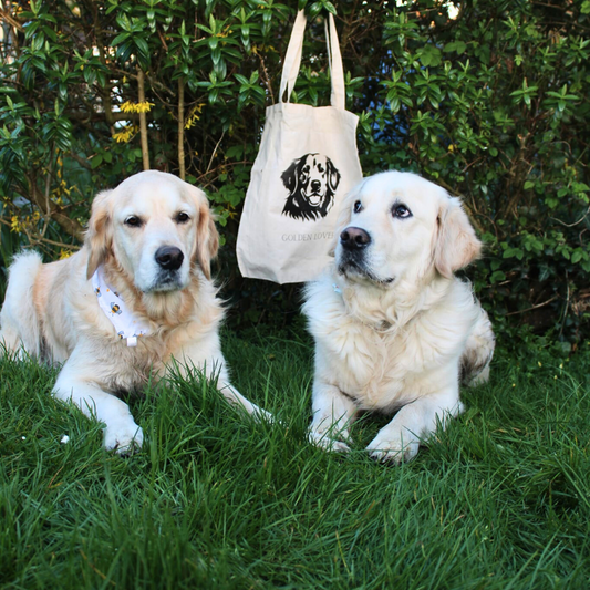 Golden Retriever Lover Tote Bag image 1