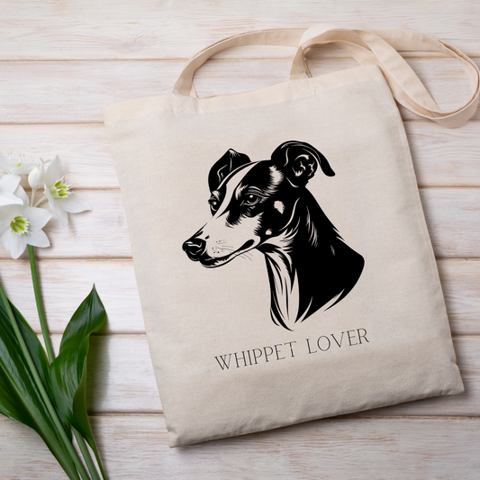 Whippet Lover Tote Bag image 1