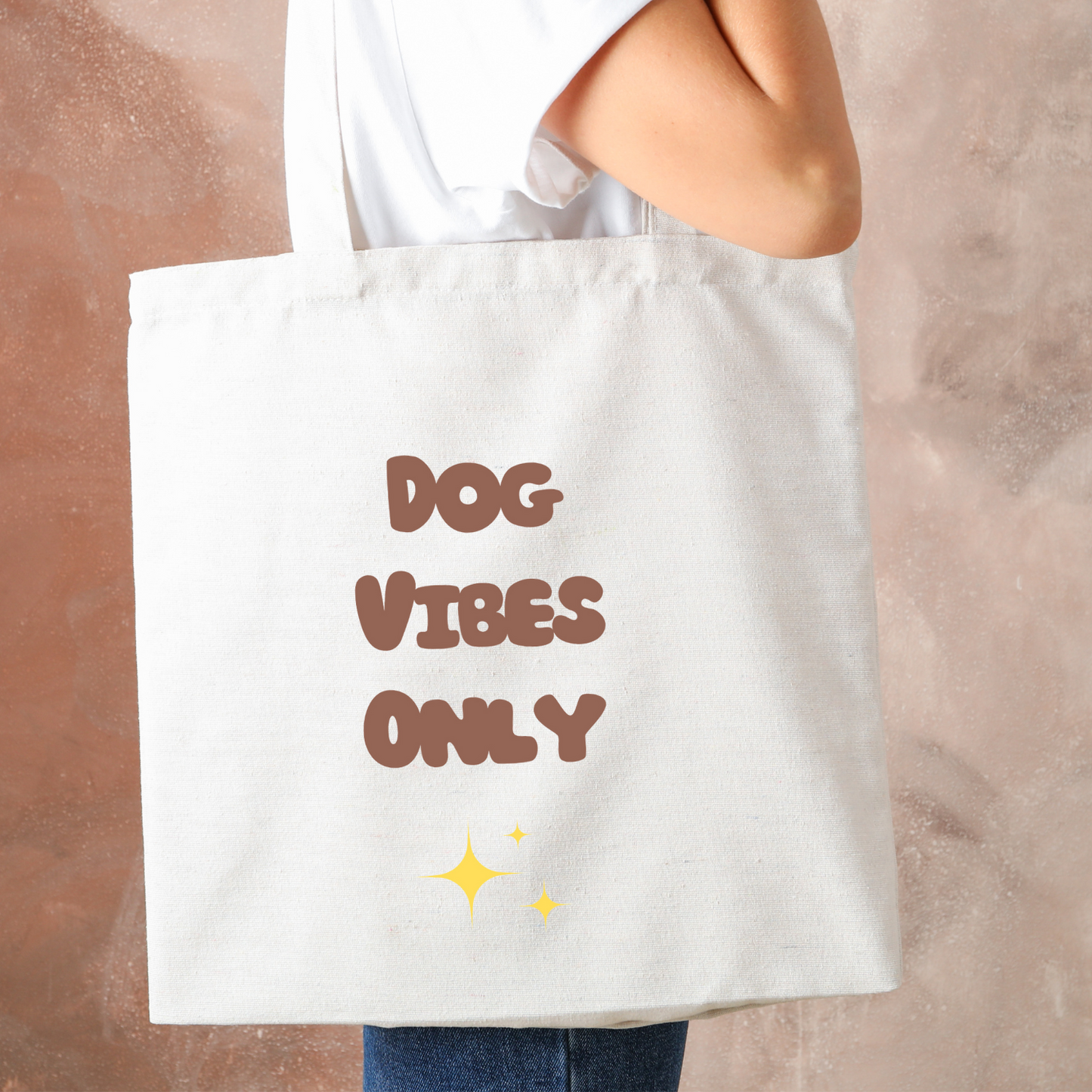 Dog Vibes Only Tote Bag image 1