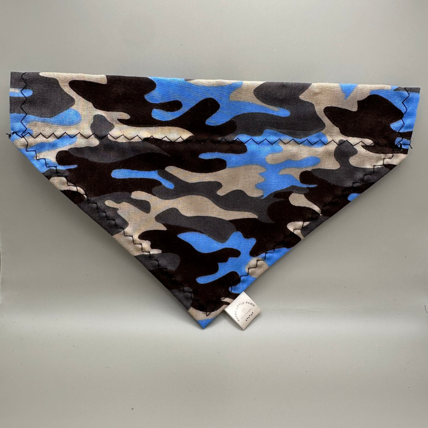 Blue Camo Cat Bandana image 0