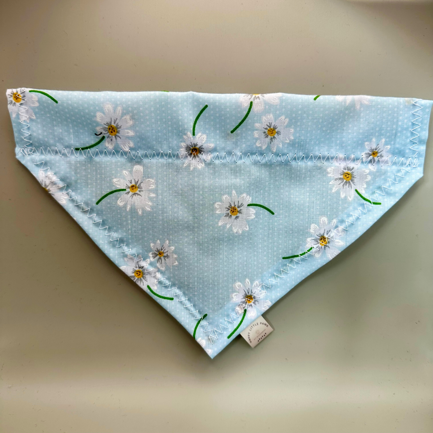 Blue Daisy Dog Bandana image 0