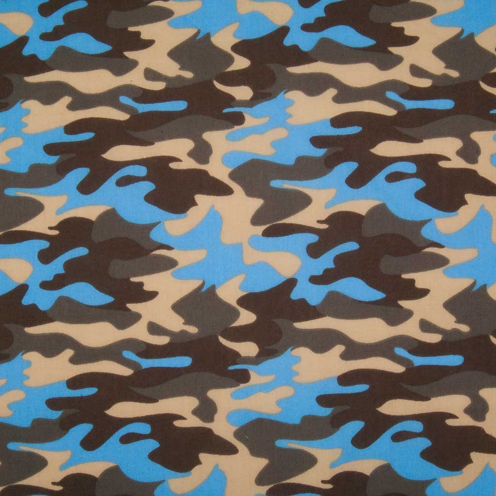 Blue Camo Cat Bandana image 1