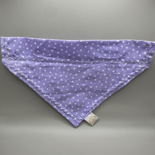 Lilac Stars Cat Bandana image 0