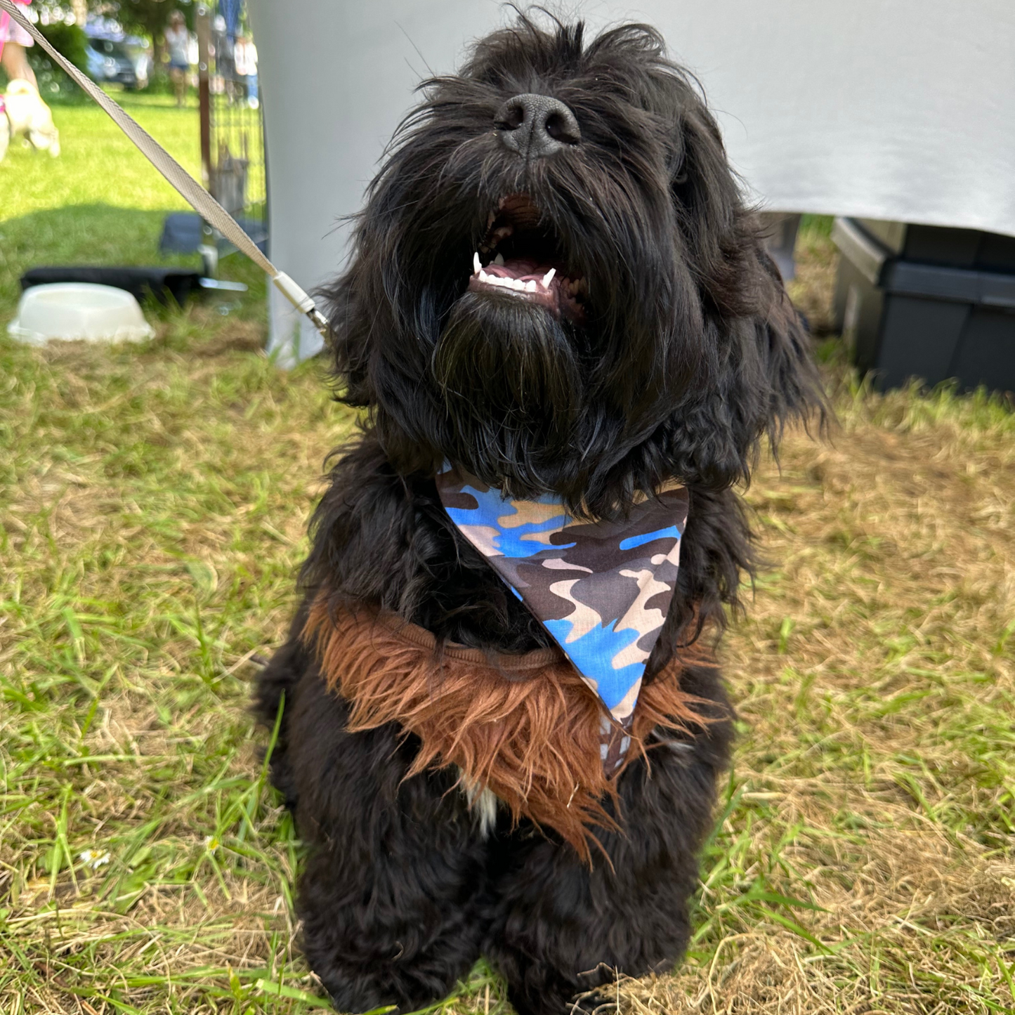 Blue Camo Dog Bandana image 2