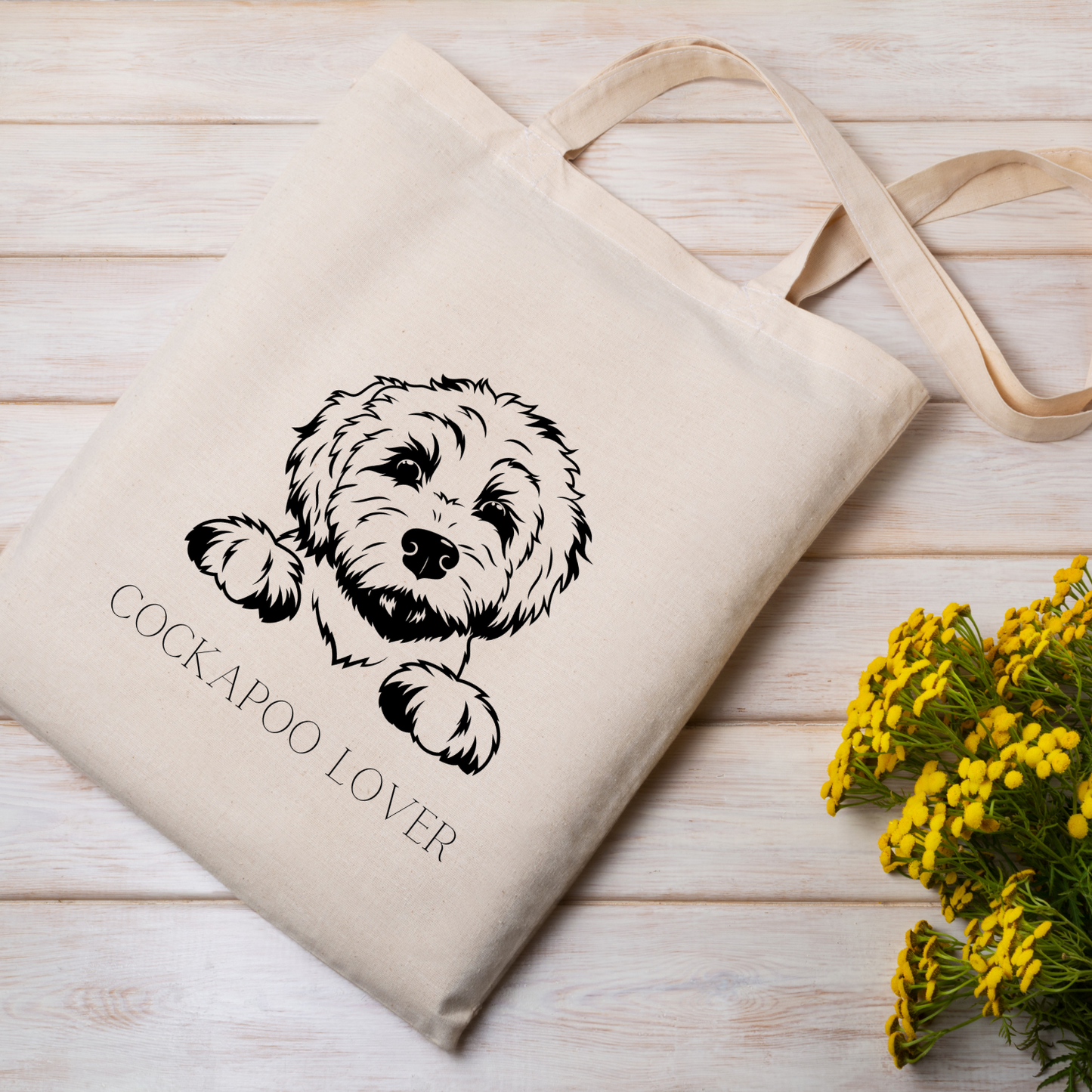 Cockapoo Lover Tote Bag image 1