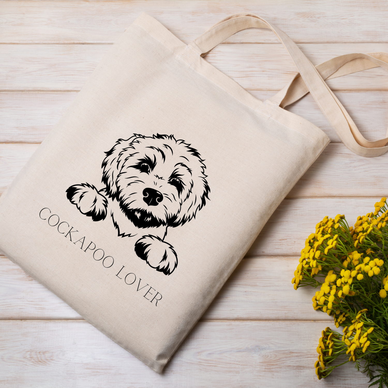 Cockapoo Lover Tote Bag image 1