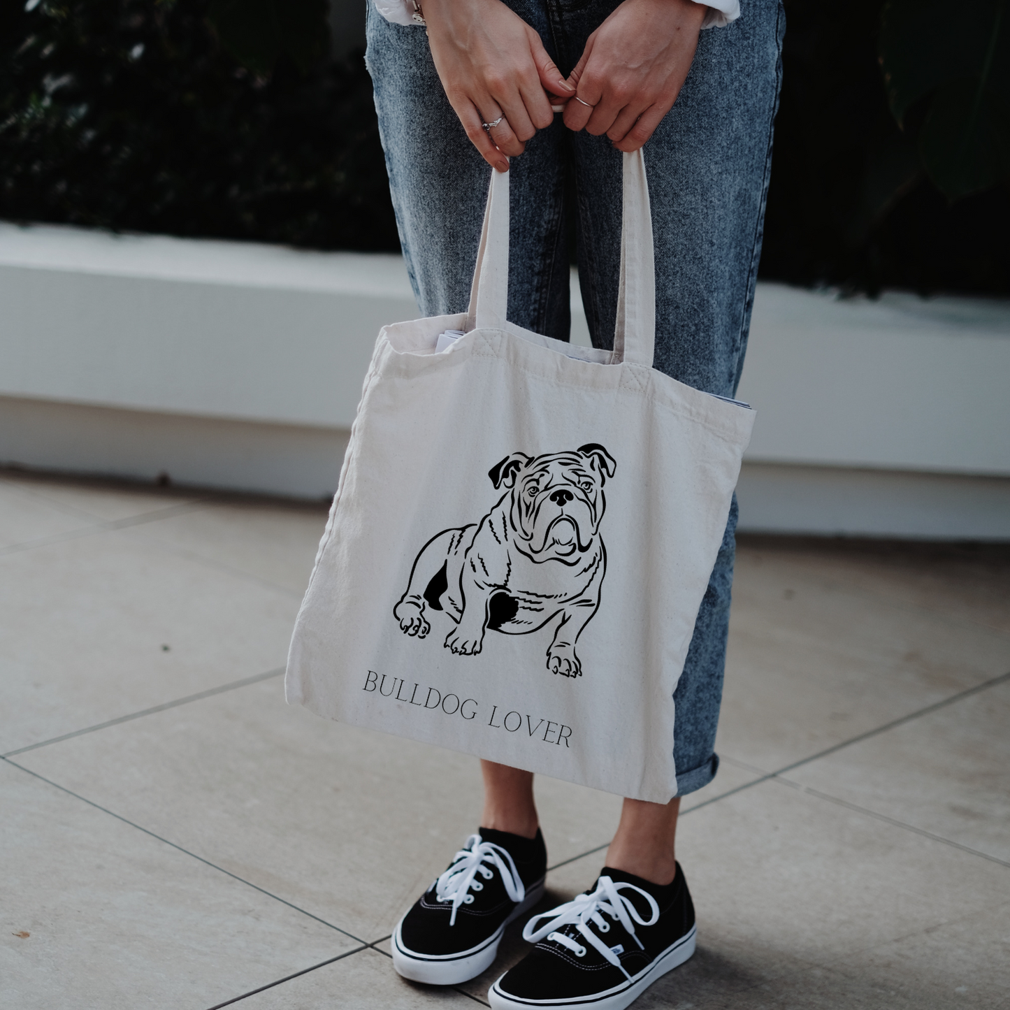 Bulldog Lover Tote Bag image 1