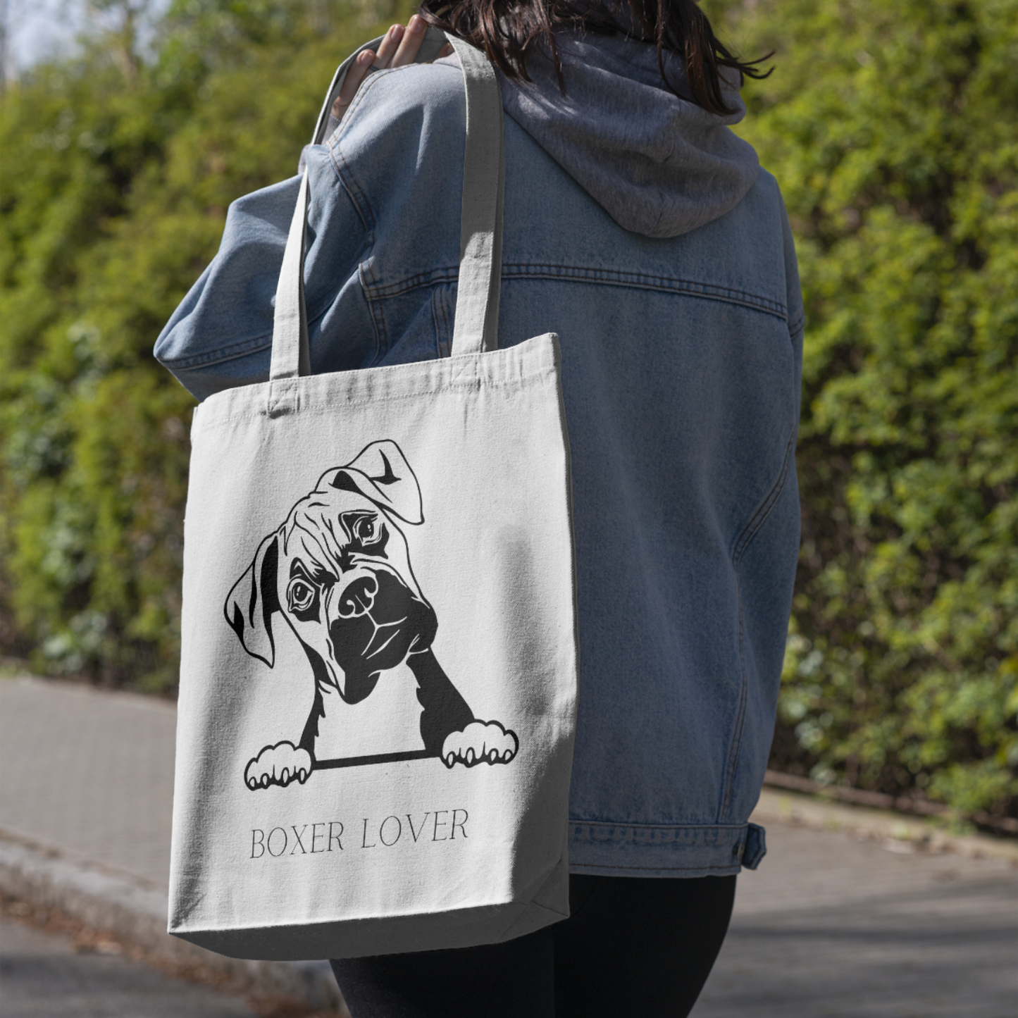 Boxer Lover Tote Bag image 2