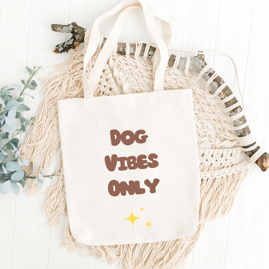 Dog Vibes Only Tote Bag image 4